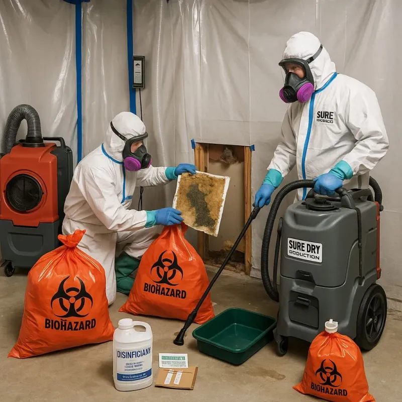 Contaminated Water Handling Protocols process in Northwoods, MO